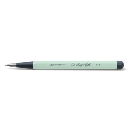 Leuchtturm1917 drehgriffel nr 2. vulpotlood mint groen