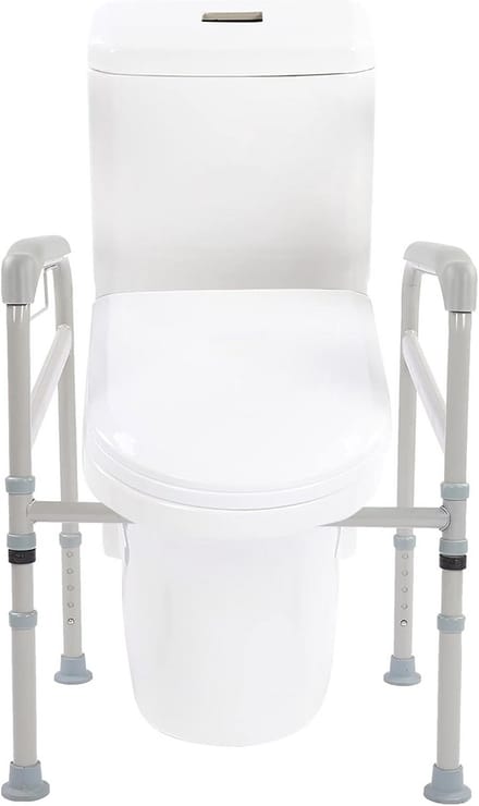 Dailygoods- Toiletframe Verstelbaar - Antislip Armleuningen