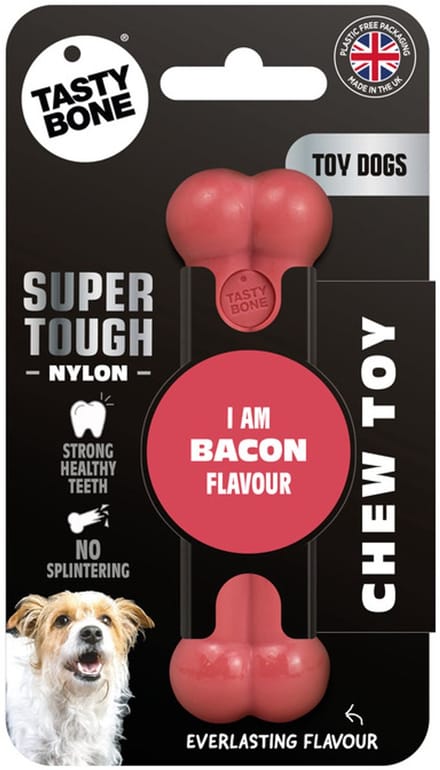 TastyBone - Toy - Bacon - Hond - Kauwspeelgoed - Vegan - Kluif - Nylabone