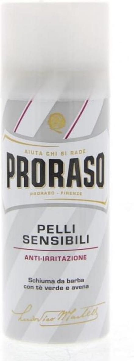 Proraso Green Pelli Sensibili Anti Irritazione Scheerschuim 50 ml