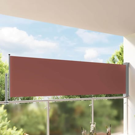 vidaXL - Tuinscherm - uittrekbaar - 100x300 - cm - bruin
