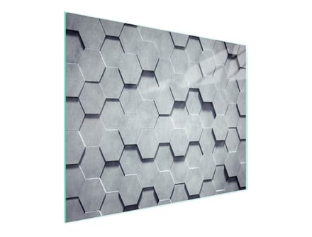 TMK ArtDeko Serie - Glazen Snijplank - 52x30cm - Hittebestendig - Antislip