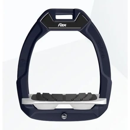 Veiligheidsstijgbeugels Paardrijden Incline Grip Groen/Grijs/Wit Flex-On Safe-On