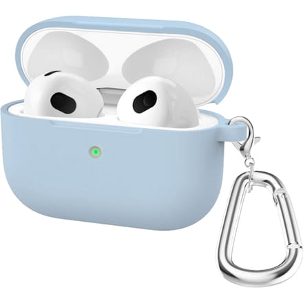 CaseBody Stevig Siliconen AirPods 3 Hoesje Blauw