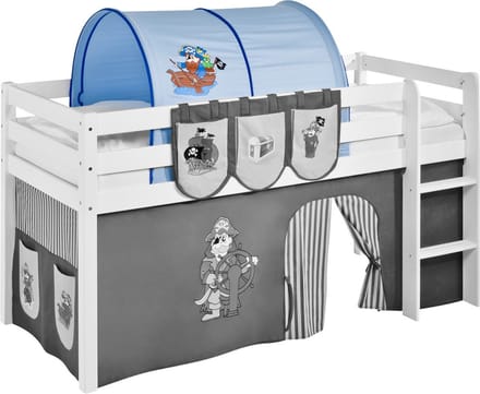 Tunnel Piraat Blauw voor halfhoogslaper