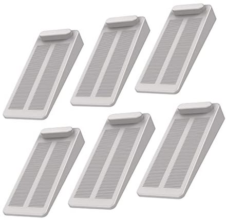 Antislip Rubber Deurstopper – Verstelbare Deurwig voor Badkamer, Balkon, Kinderkamer en Terrasdeur – 6 Stuks