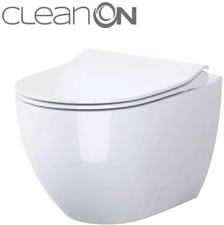 Cersanit Zen - Hangend toilet met SoftClose zitting, CleanOn, wit S701-428