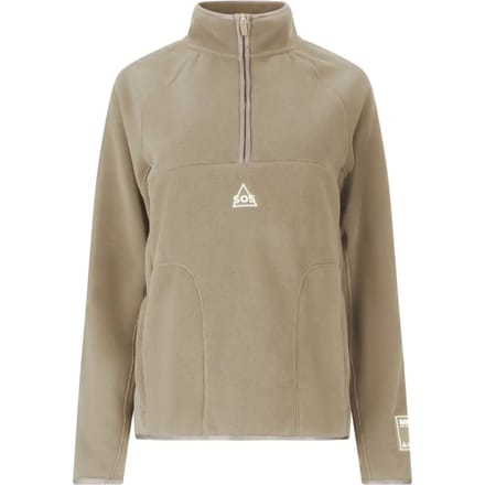 Fleece met halve rits voor dames SOS Munson