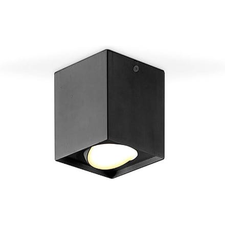 EVN Kardanus LED plafondlamp, 9x9cm, zwart