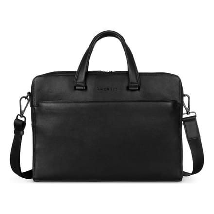 bugatti business tas aktetas met laptopvak Black Briefcase Black zwart