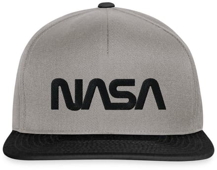 NASA Logo Zwart Borduurwerk Snapback cap