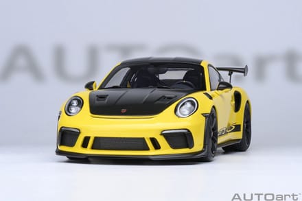 AUTOart 1/18 Porsche 911 (991.2) GT3 RS Weissach Package, Racing Yellow