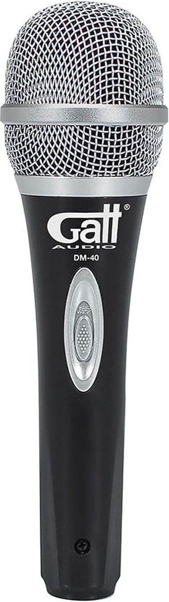 Dynamische microfoon - Gatt Audio DM-40 - Cardioïde - XLR/jack kabel - Aan/Uit schakelaar - 80Hz–16kHz