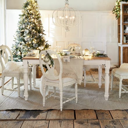 LOBERON Tafel Mont Lisan bruin/antiekwit