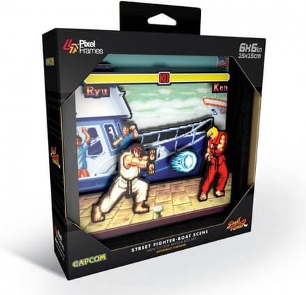 Pixel Frames - Street Fighter Boat Scene - Afbeelding