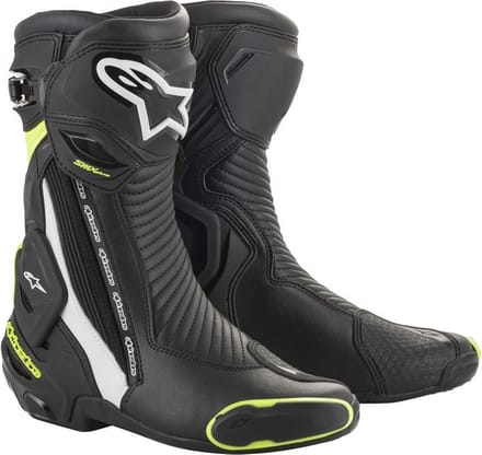 Alpinestars SMX Plus V2 Zwart Wit Geel Fluo - Maat 41 - Laars