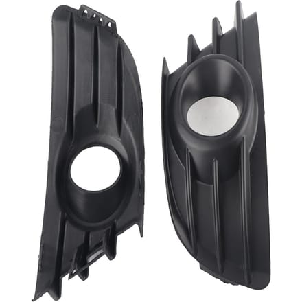 Paire de grilles de feux antibrouillard avant noires pour Citroën C4 (2004-2008) gray