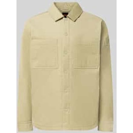 Regular fit overhemdjack van katoenmix model 'Locky_2_M'