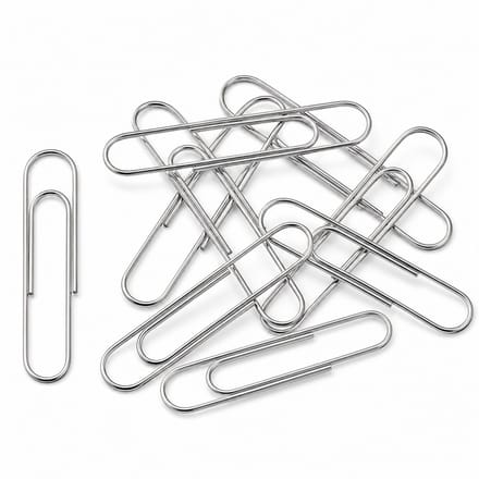 Office Depot - Paperclips - 50 mm - Metaal - 100 stuks