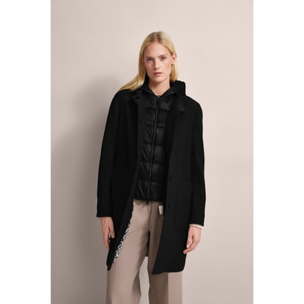 Bugatti Damen Parka met materiaalmix