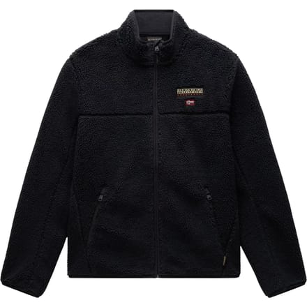 Borg Fleece Jacket Zipup Hoge Hals