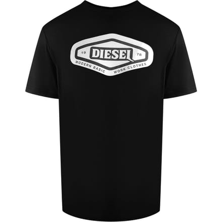 Diesel Modern Basic Logo Zwart T-shirt