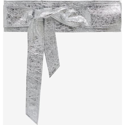 IRO Paris Nera Silver Obi Belt Silver Taglia: 75 | Cinture Outlet | Donna | Grigio