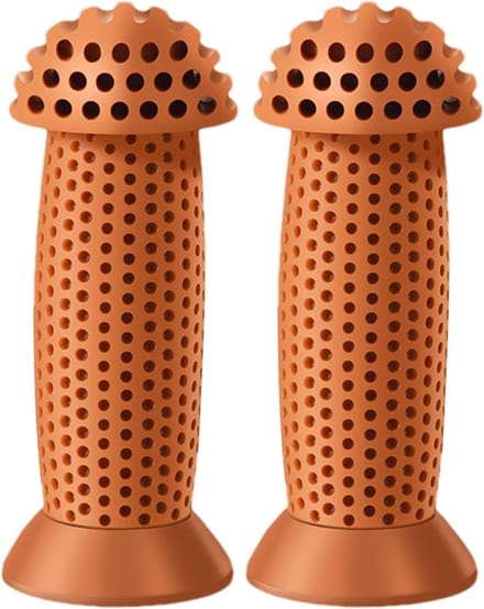 Kinder Stuurgrepen - Fiets Handvatten - Veilig Rijden - Antislip Rubber - 10cm Lengte - Bruin