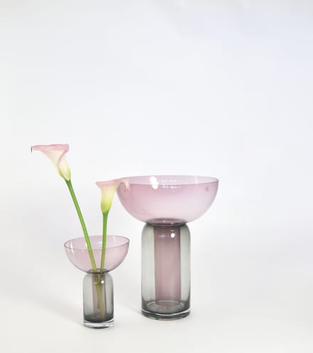 AYTM - Torus Vaas - rosa - Hoogte/Ø 19,5 x 15 cm - roze