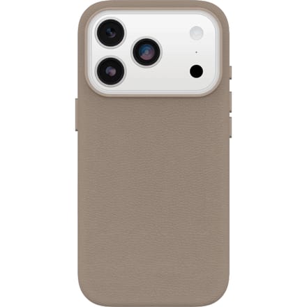 OtterBox Symmetry Cactus Leather Camera Control Apple iPhone 17 Pro Cottonwood Glen - light grey