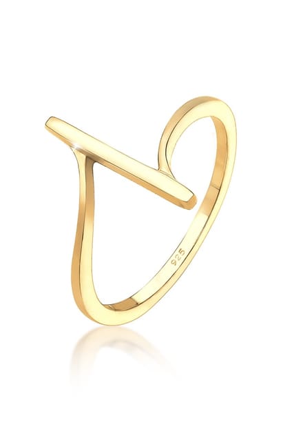 Elli - Ring - Dames armband Geo Shapes Cool Basis Minimaal in 925 sterling zilver - Dames