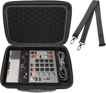 Audio Sampler Case voor Middeleeuwse Samplers, Draagbare Muziek Gear, Zwart