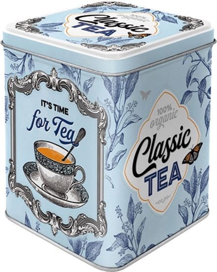 Nostalgic Art - Classic Tea - 3D Design Metalen Theedoosje