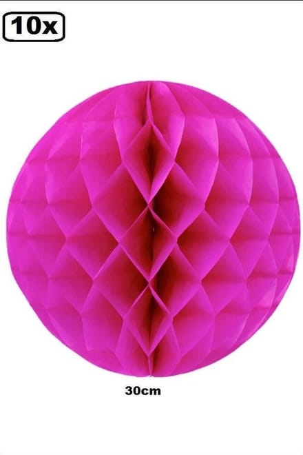 10x Honeycomb bolvorm 30 cm hard roze