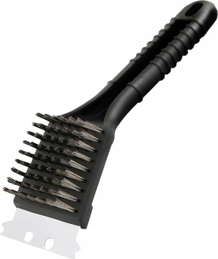 Staalborstel voor grill - Met schraper