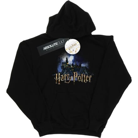 Harry Potter Jongens Zweinstein Kasteel Hoodie (Zwart)