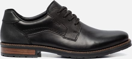 Rieker Gradin Veterschoenen zwart Leer - Maat 42