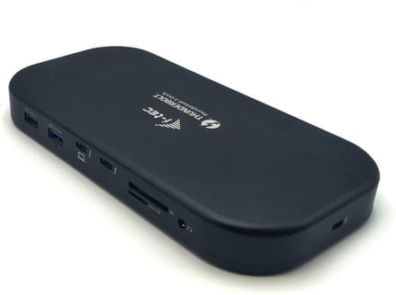 i-tec Thunderbolt 3/USB-C Dual 4K Dock PD 60W + Thunderbolt 3 Kabel+AC-Adapter Thunderbolt 3 dockingstation