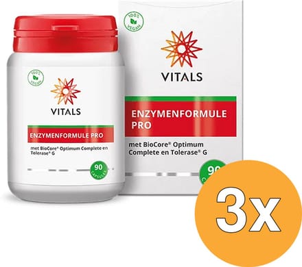 3x Vitals Enzymenformule Pro (90 capsules)