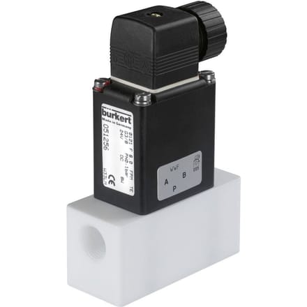 Magneetventiel G3/8'' NC Plastic FFKM -2bar/0-29psi 24VDC 0121 146003