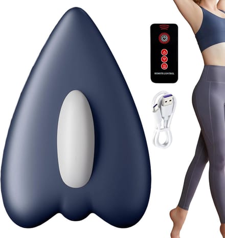 Bekkenbodemtrainer - Spierversterker - Spierkracht Correctie - EMS Vibratie - 1 Set - Grijs