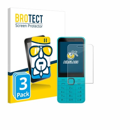 Screenprotector 3 Stuks voor Nokia 235 4G (2024) Beschermglas transparant