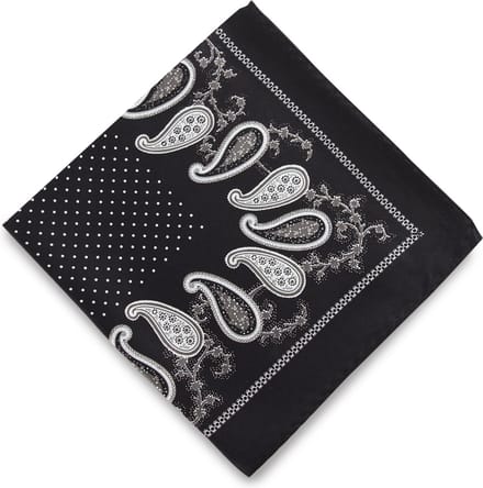 We Love Ties - Pochets - Pochet Paisley Dot - zwart / grijs / wit