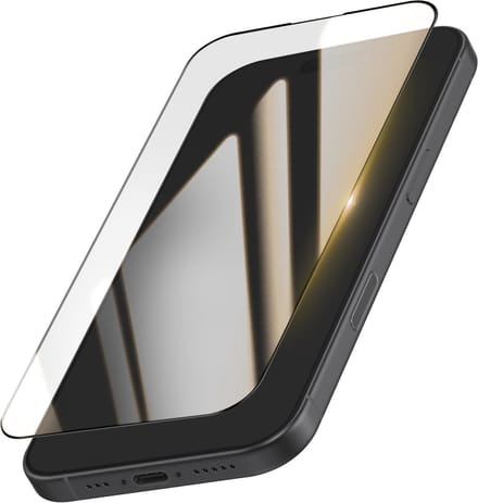 Tactical, Screenprotector geschikt voor iPhone 17 - Tempered Glass Anti-Shock, Transparant zwart