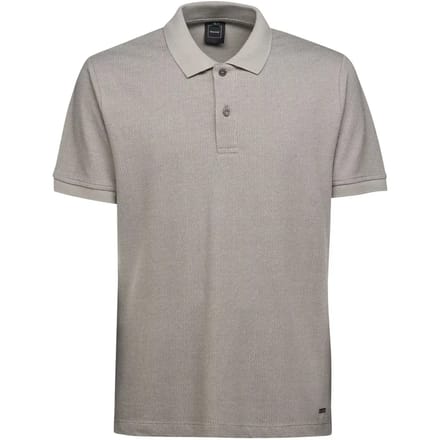 Geox Piquet Printe Korte Mouw Poloshirt Grijs L Man