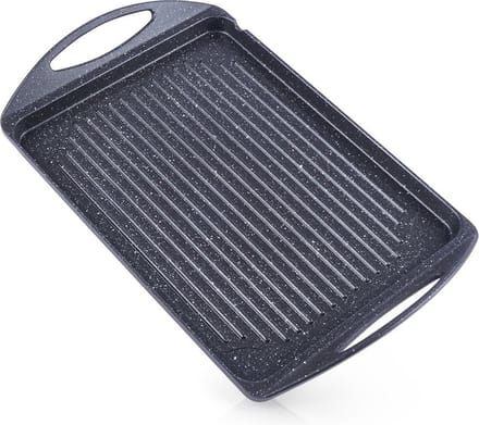 Grillplaat Graniet GRANDE 42x27 cm - Bakplaat - Ovenplaat - Grillpan - Grill - Pan - Steakpan