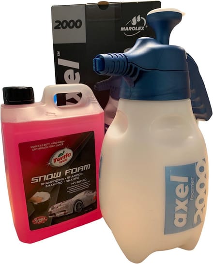 Turtle Wax Hybrid snowfoam - Marolex Axel 2000 - Handfoam Set