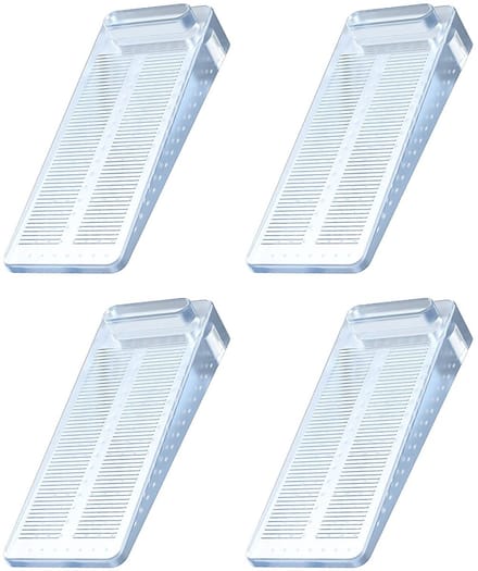 Verstelbare rubberen deurstopper - Antislip, geen onaangename geur, set van 4