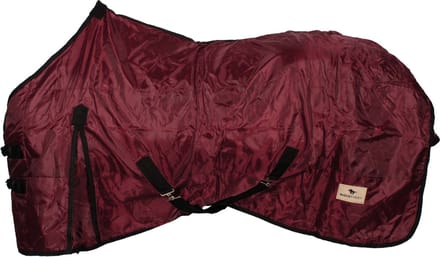 Budget Rider Fleece Gevoerde Staldeken - Maat: 185 - Bordeaux - Polyester