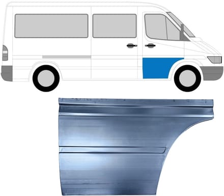 Reparatiepaneel voor deur voor Mercedes Sprinter 1995-2006 / Rechts